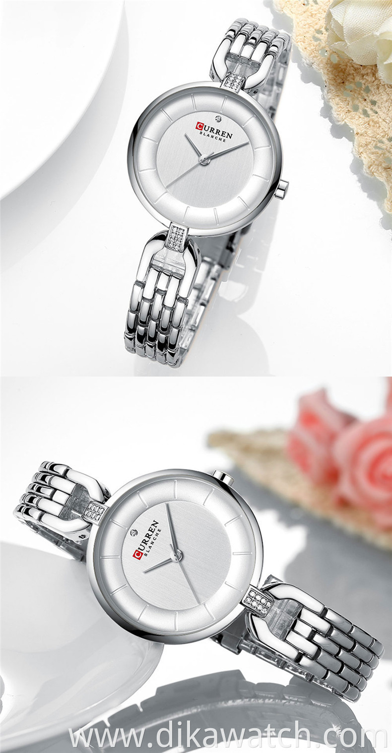 Curren 9052 New Watch Women Wristwatch Stainless Steel Clock Ladies Wristwatches Top Brand Luxury Watches Female Clock Relogio